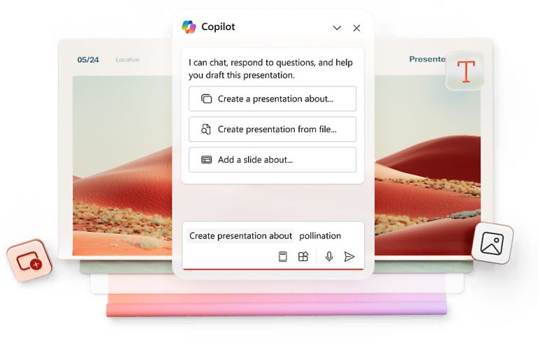 مایکروسافت Copilot در نرم افزار PowerPoint