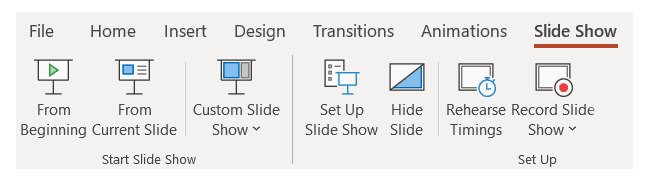 آموزش PowerPoint: نمایش اسلاید